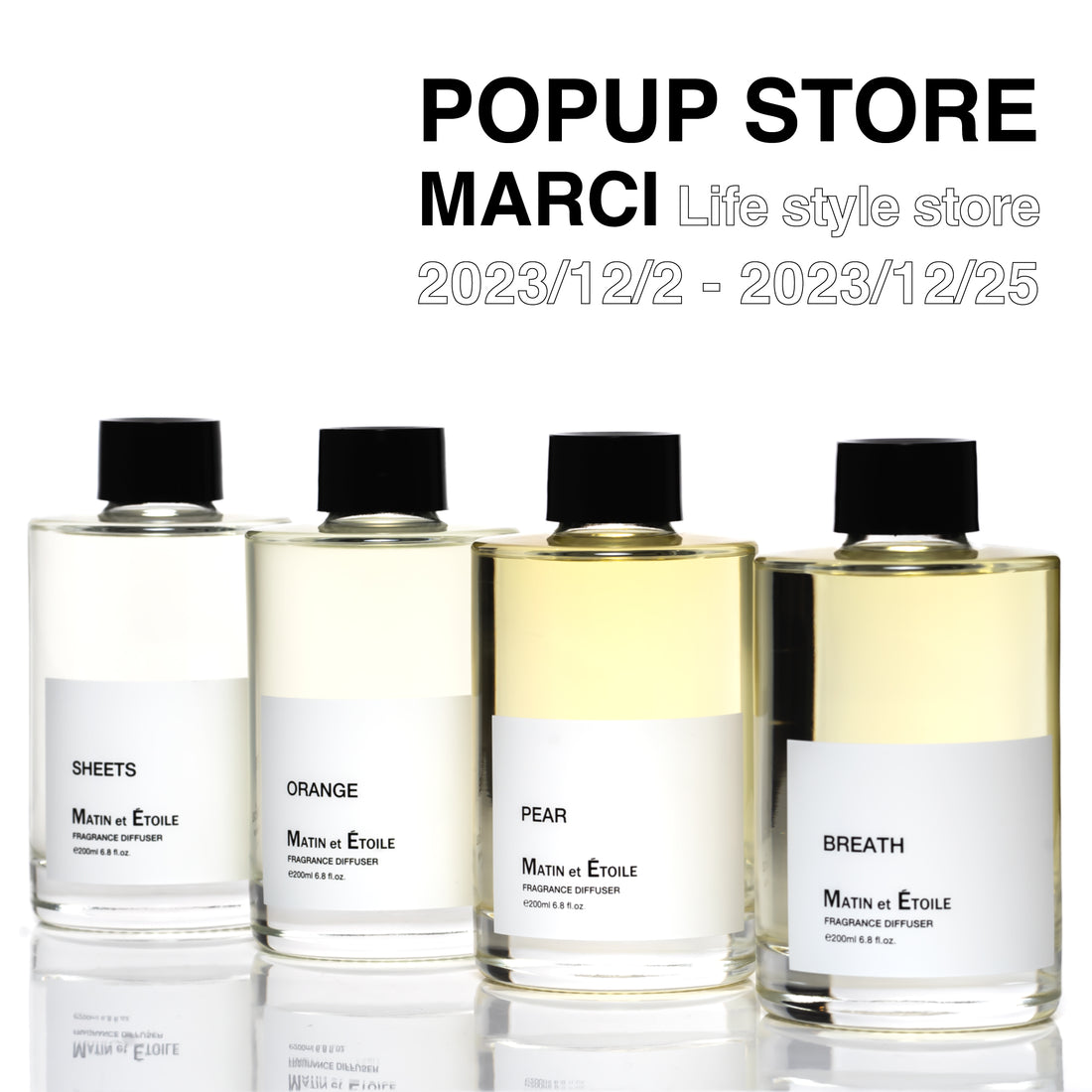 POPUP STORE｜12/2-12/25 at MARCI