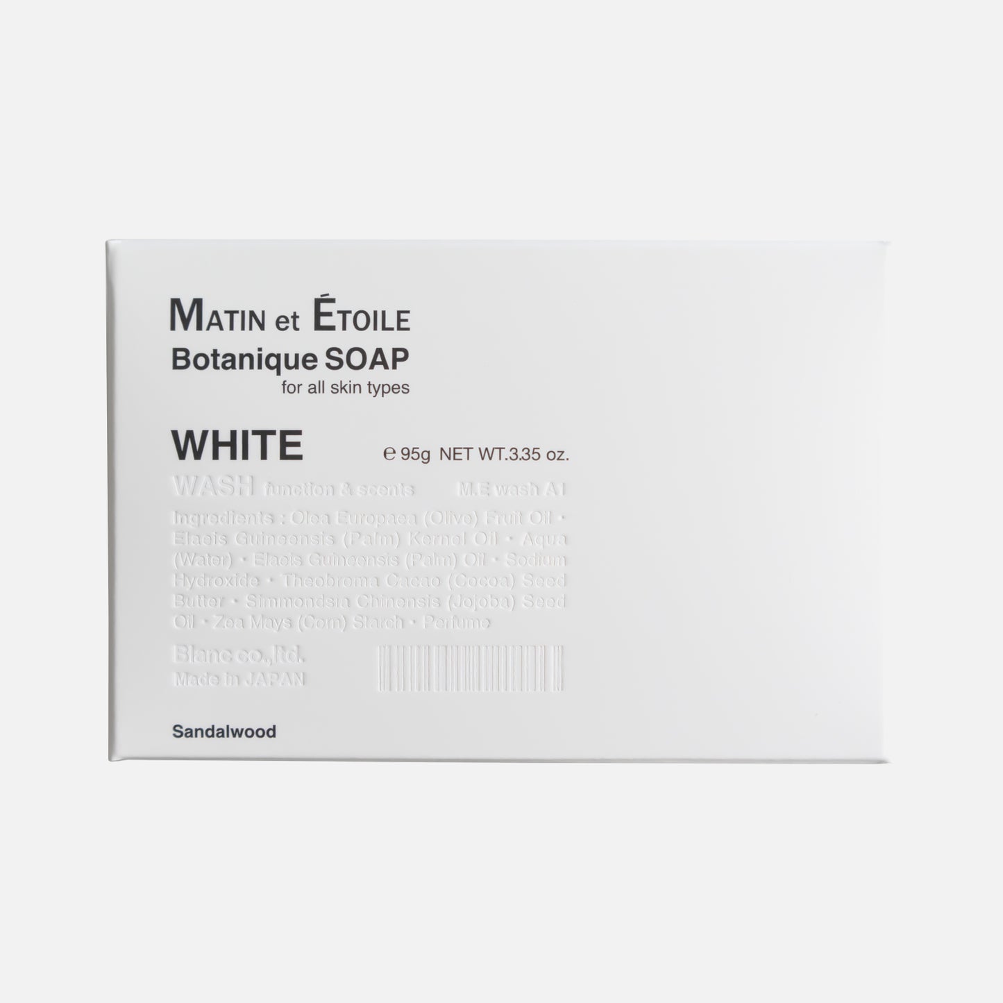 Botanique SOAP - WHITE